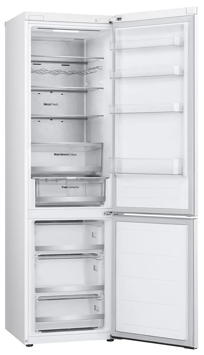 Lodówka LG GBV5250DSW Pełny No Frost 203cm Komora świeżości Zdalne sterowanie Biały