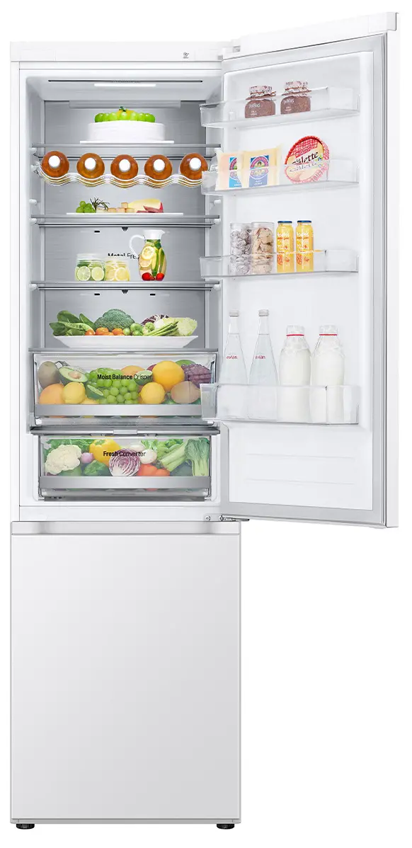 Lodówka LG GBV5250DSW Pełny No Frost 203cm Komora świeżości Zdalne sterowanie Biały