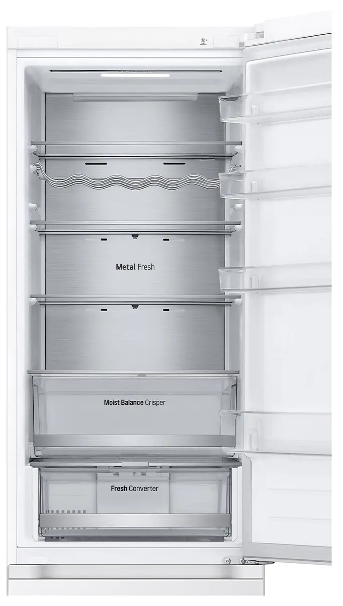 Lodówka LG GBV5250DSW Pełny No Frost 203cm Komora świeżości Zdalne sterowanie Biały