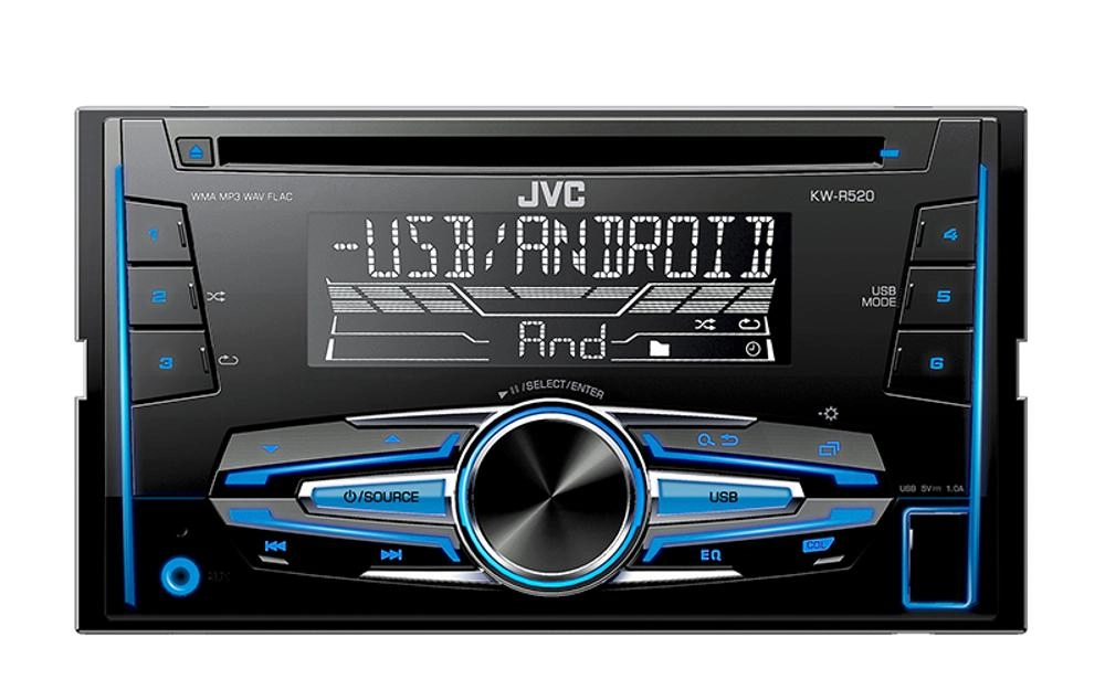 Radioodtwarzacz samochodowy JVC KW-R520E z CD/USB 4x50W