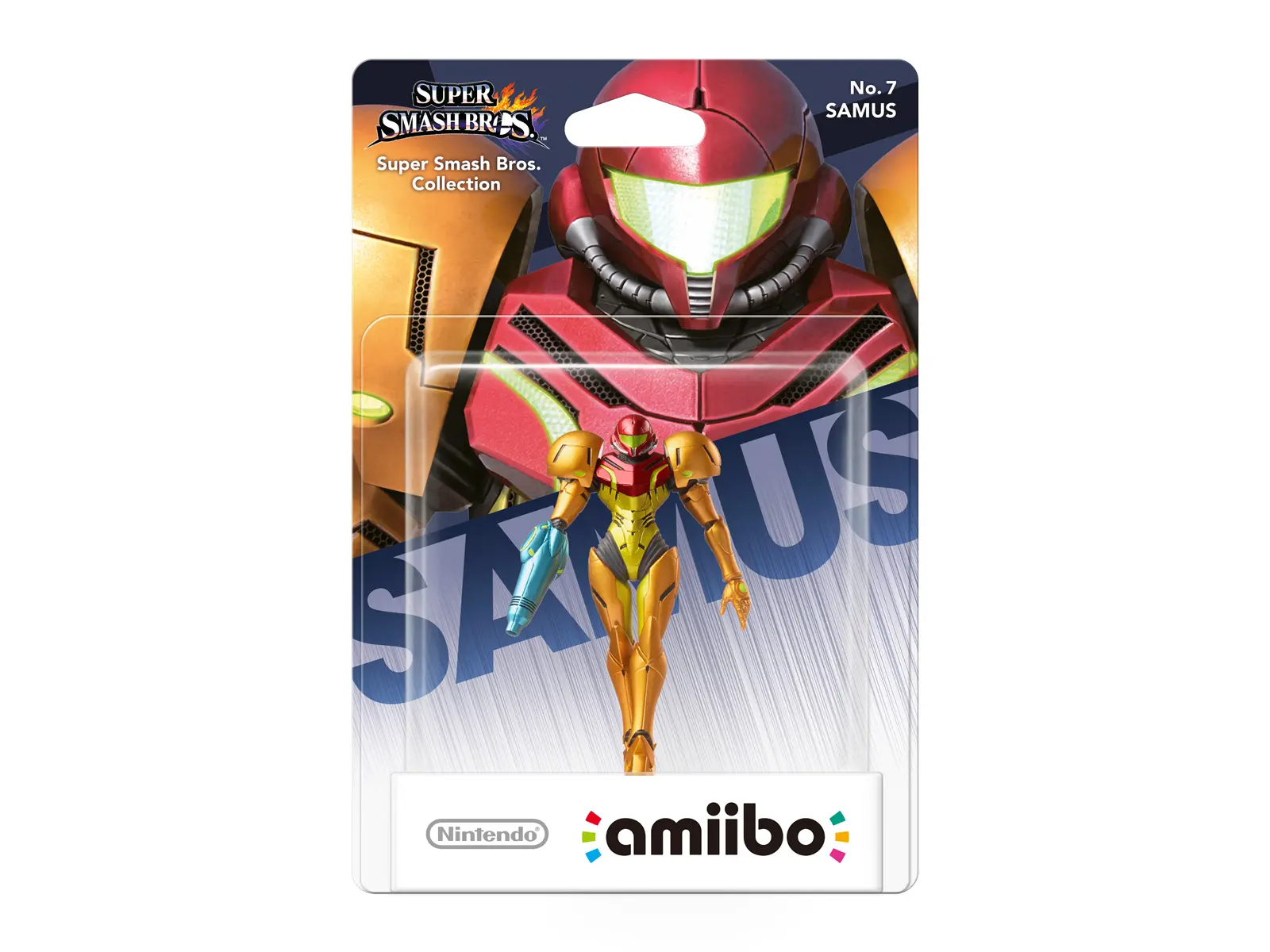 Figurka Nintendo Amiibo No. 7 Samus (Super Smash Bros. Collection)