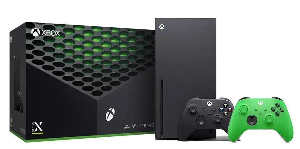 Konsola Xbox Series X 1TB z napędem + Dodatkowy Pad Zielony