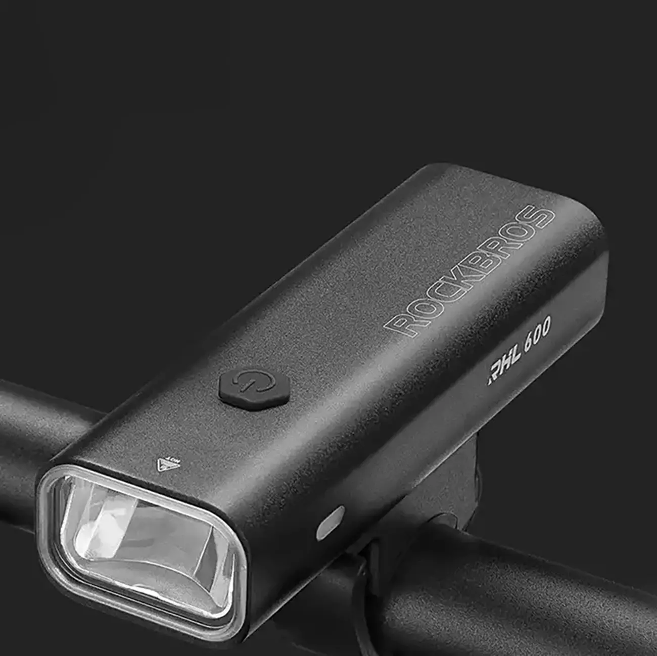 Lampka rowerowa przednia RockBros RHL600 Czarny
