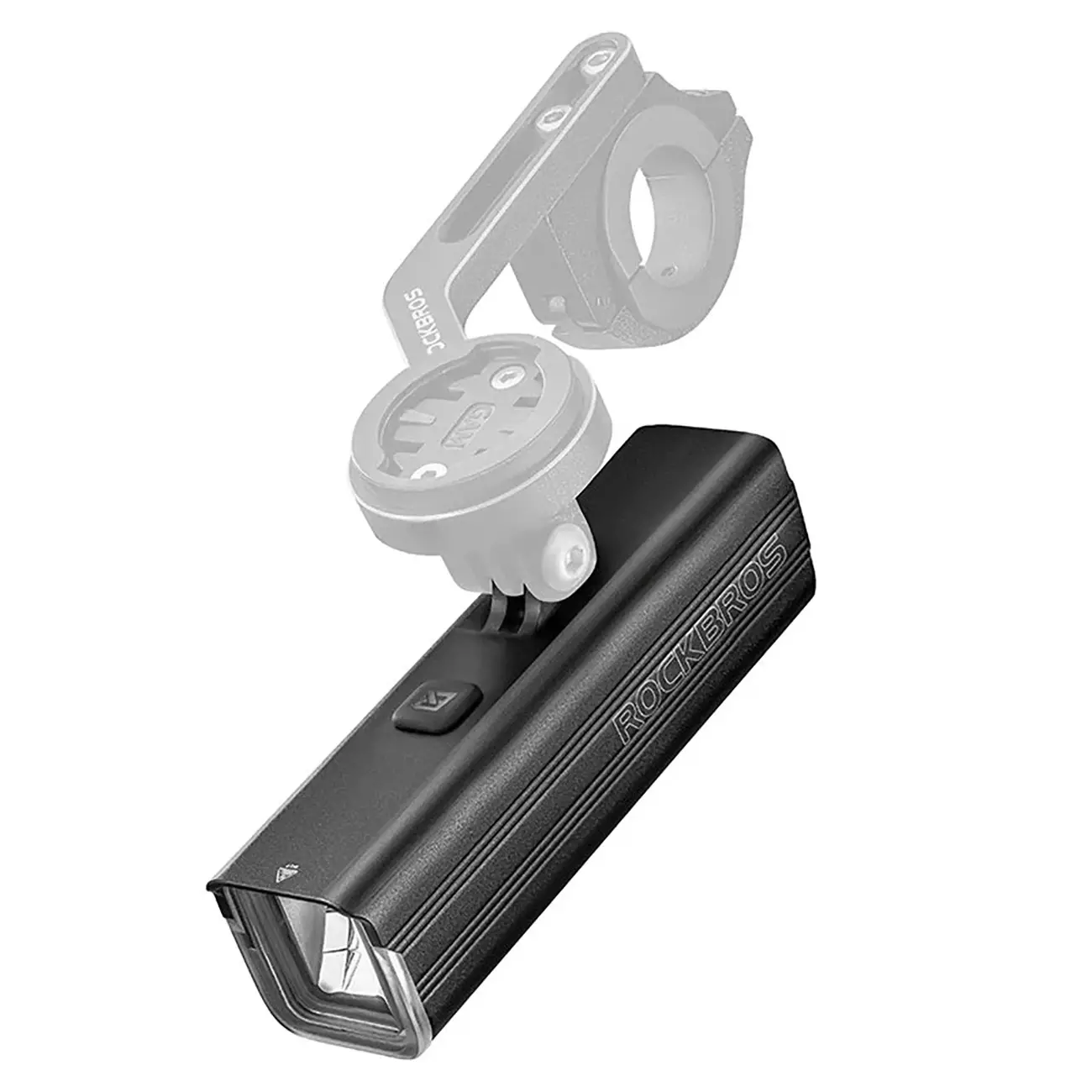 Lampka rowerowa przednia RockBros RHL1500 Czarny