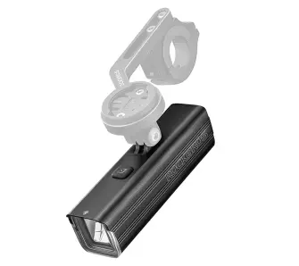 Lampka rowerowa przednia RockBros RHL1500 Czarny