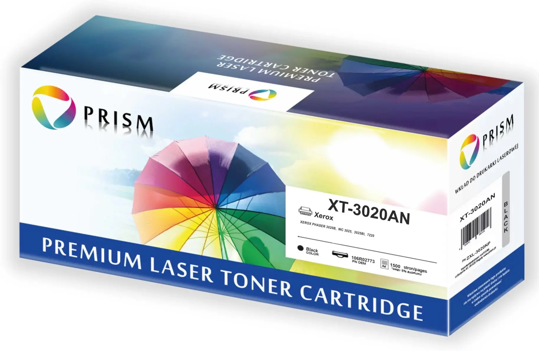 Toner Prism ZXL-3020NP (zamiennik 106R02773) Czarny