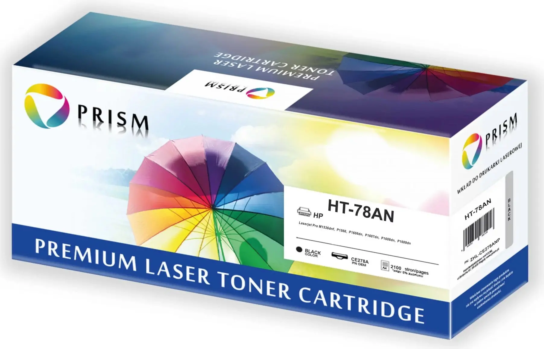 Toner Prism ZHL-CE278ANP (zamiennik 78A CE278A , CRG-726/CRG-728) Czarny