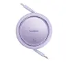 Kabel Baseus Free2Pull USB-C 20W 1m Fioletowy