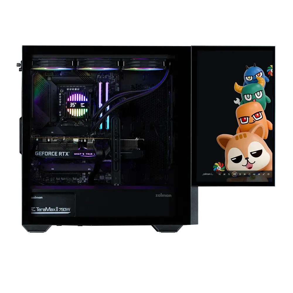 Obudowa Zalman Z10 DS ARGB Czarny