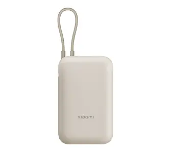 Powerbank Xiaomi PN104033 10000mAh 22,5W Wbudowany kabel USB-C Beżowy