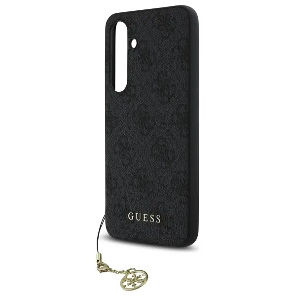 Etui Guess 4G Charms Collection do Samsung Galaxy S24 FE Szary