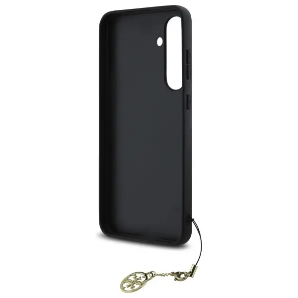 Etui Guess 4G Charms Collection do Samsung Galaxy S24 FE Szary