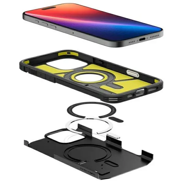 Etui Spigen Tough Armor T Mag MagSafe do iPhone 16 Pro Max Czarny