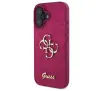 Etui Guess Fixed Glitter Big 4G do iPhone 16 Fioletowy
