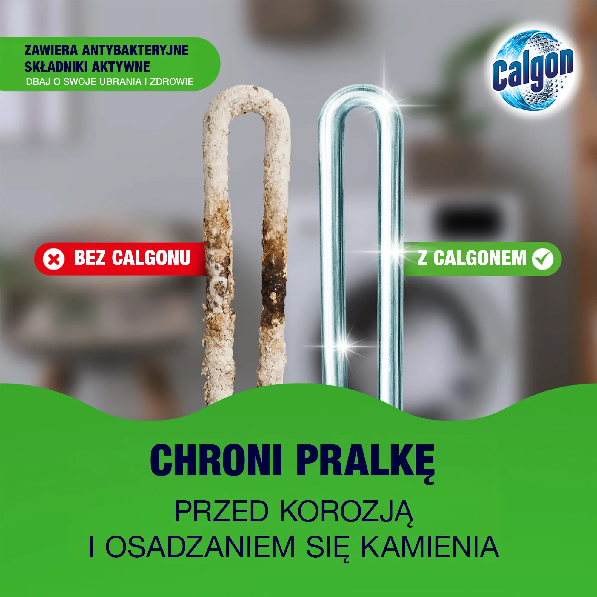 Proszek do prania Calgon Hygiene+ zestaw 2x1kg
