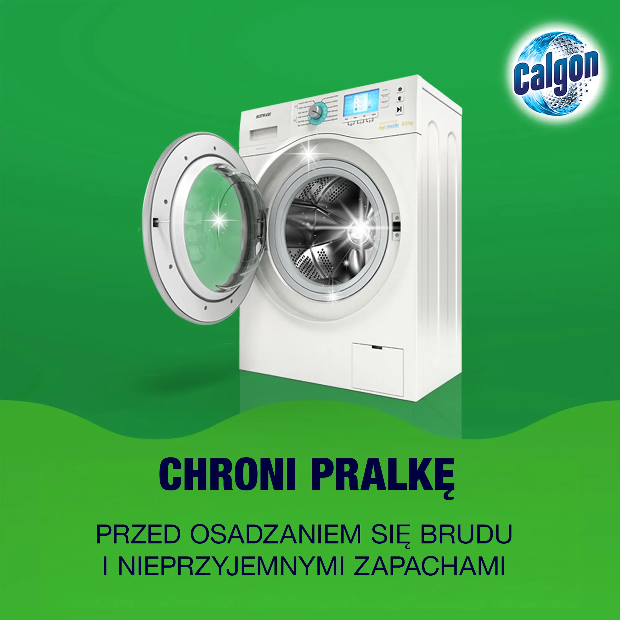 Proszek do prania Calgon Hygiene+ zestaw 2x1kg