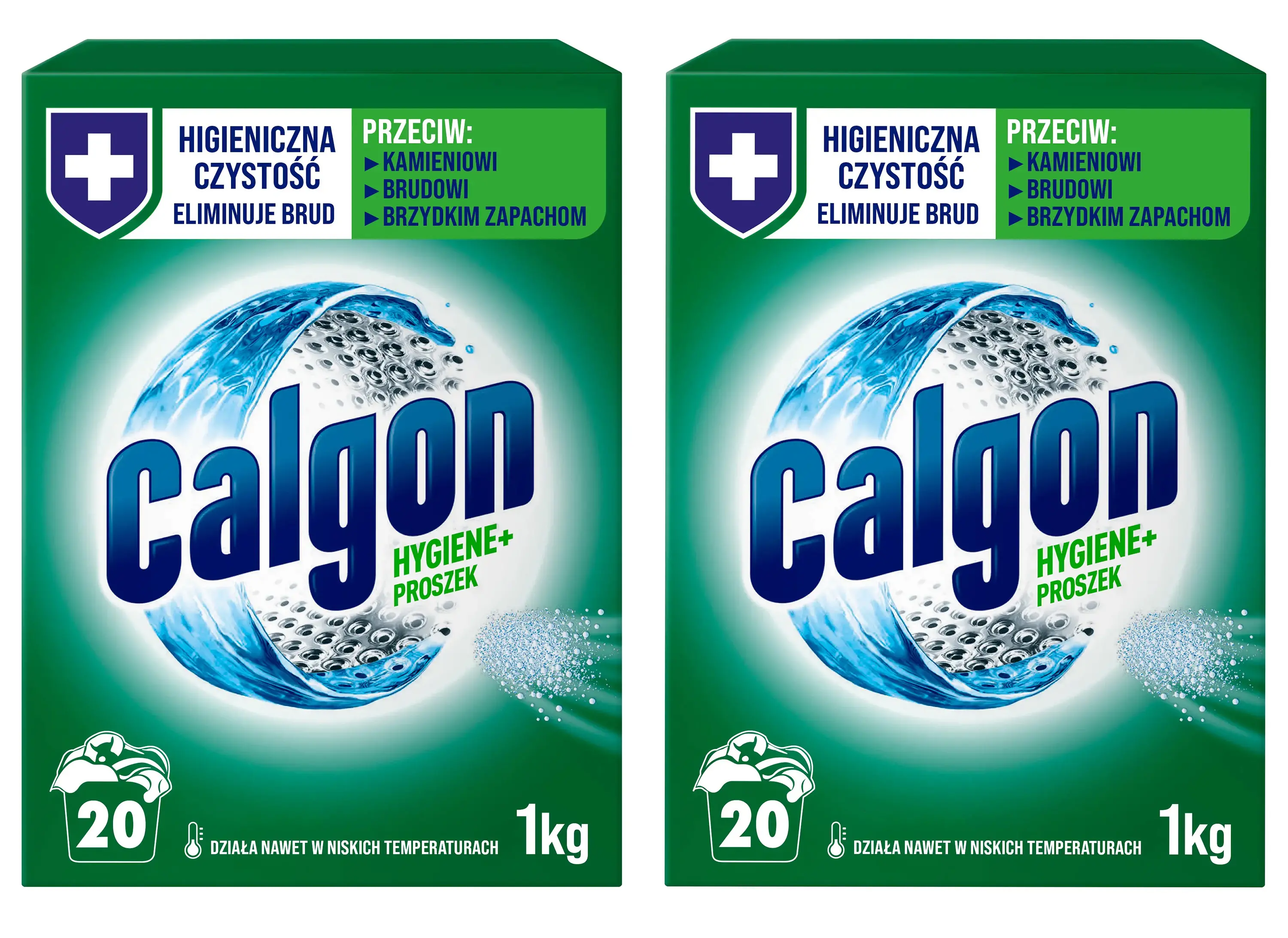 Calgon Hygiene+ zestaw 2x1kg
