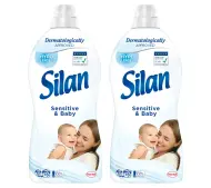 Silan Sensitive & Baby 152 prania zestaw 2x1,672l