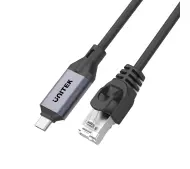 Unitek C18148AGY01-2M USB C RJ-45 LAN 2m Czarny