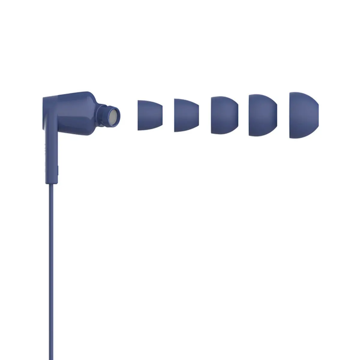 Słuchawki przewodowe Belkin SoundForm na USB-C Dokanałowe Mikrofon Niebieski