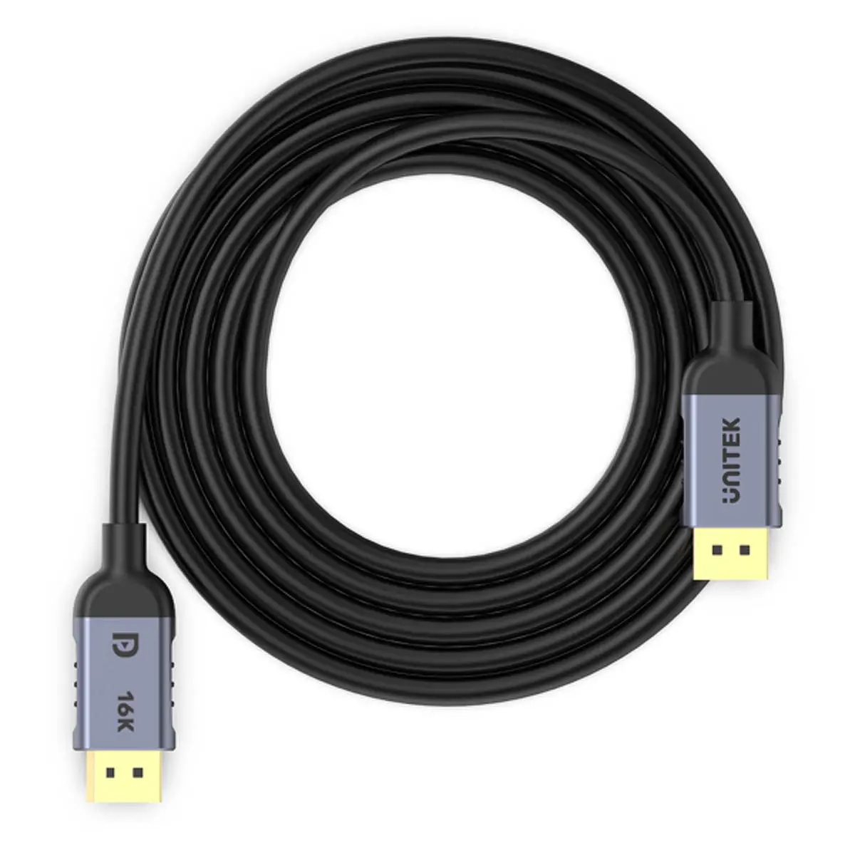 Kabel DisplayPort Unitek C1626GY01-1.5M 2.1 8K 120Hz 1,5m Czarny