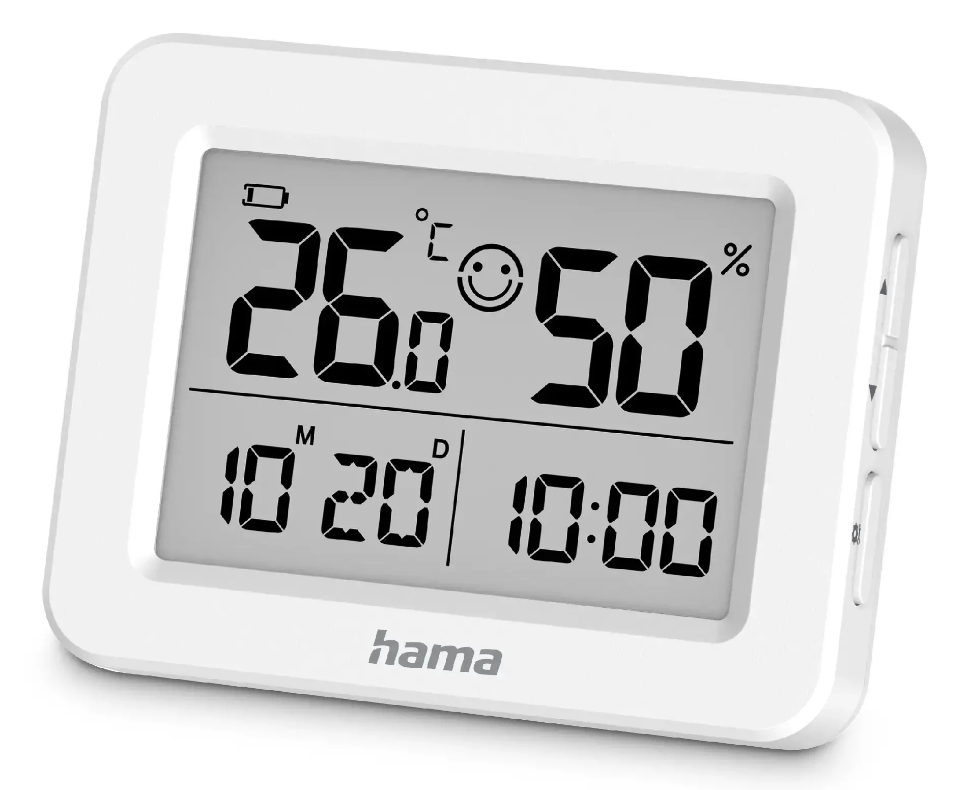 Termometr i higrometr Hama Lefkada Biały