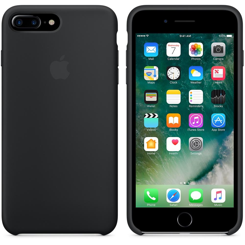 Apple Silicone Case iPhone 7 Plus MMQR2ZM/A (czarny)