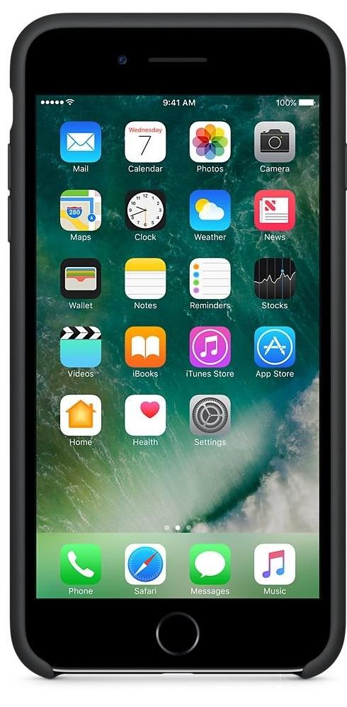 Apple Silicone Case iPhone 7 Plus MMQR2ZM/A (czarny)