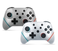 Armor3 NuChamp Wireless Game Controller 2 Pack do Nintendo Switch Bezprzewodowy Biały / Srebrny 2szt.
