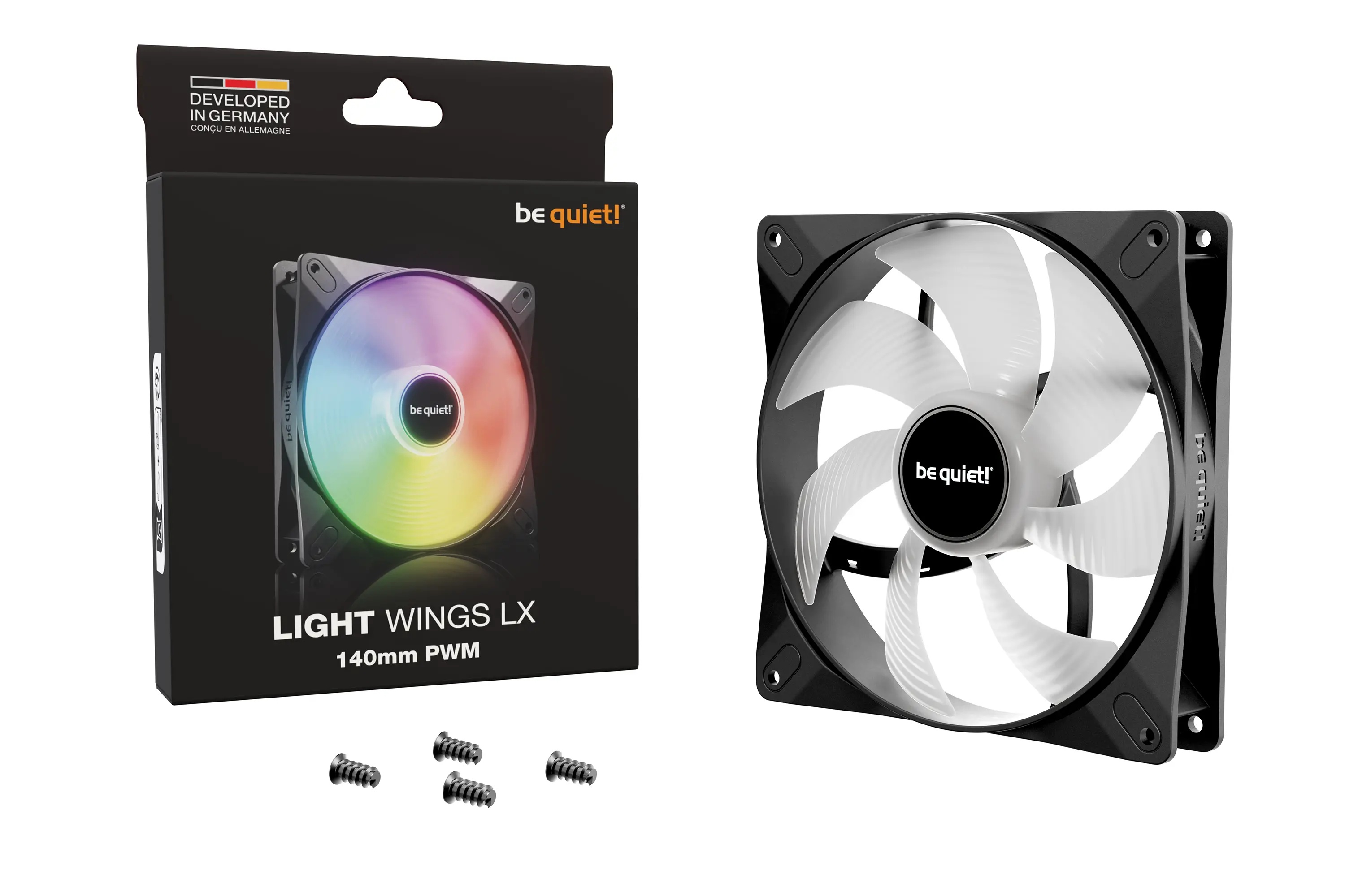 Wentylator be quiet! Light Wings LX 140mm PWM Czarny