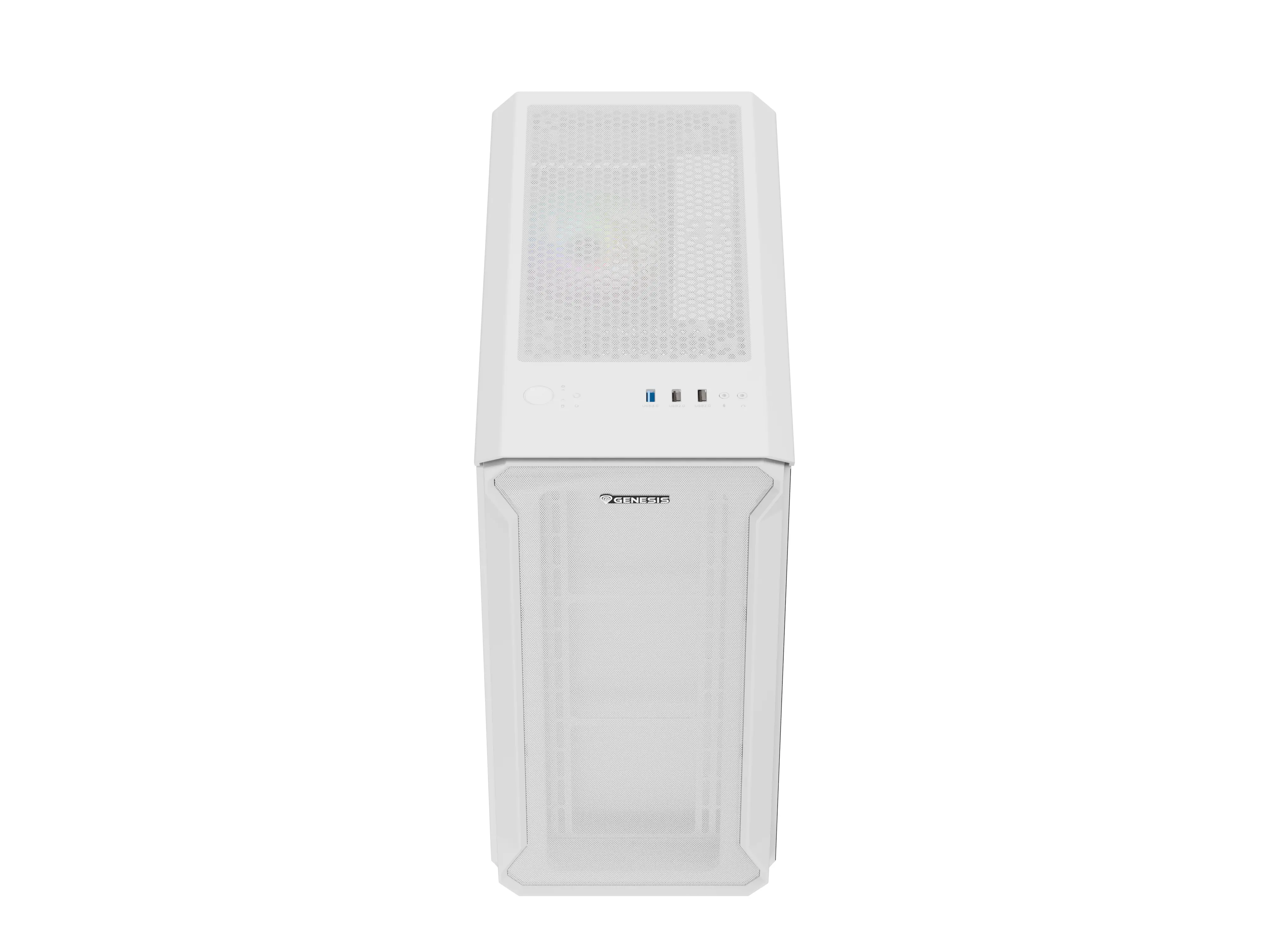 Obudowa Genesis Irid 503 ARGB Lite Biały