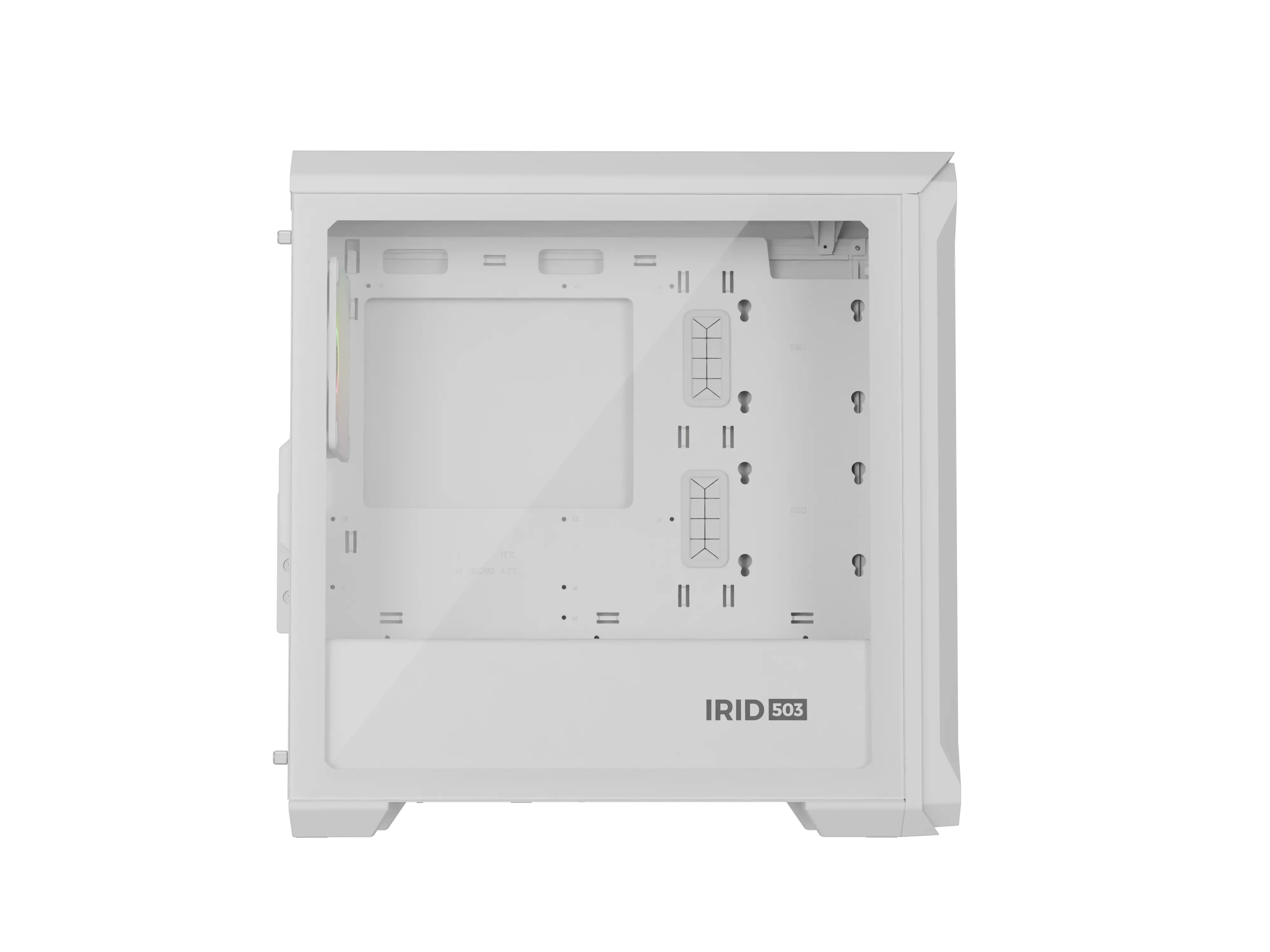 Obudowa Genesis Irid 503 ARGB Lite Biały