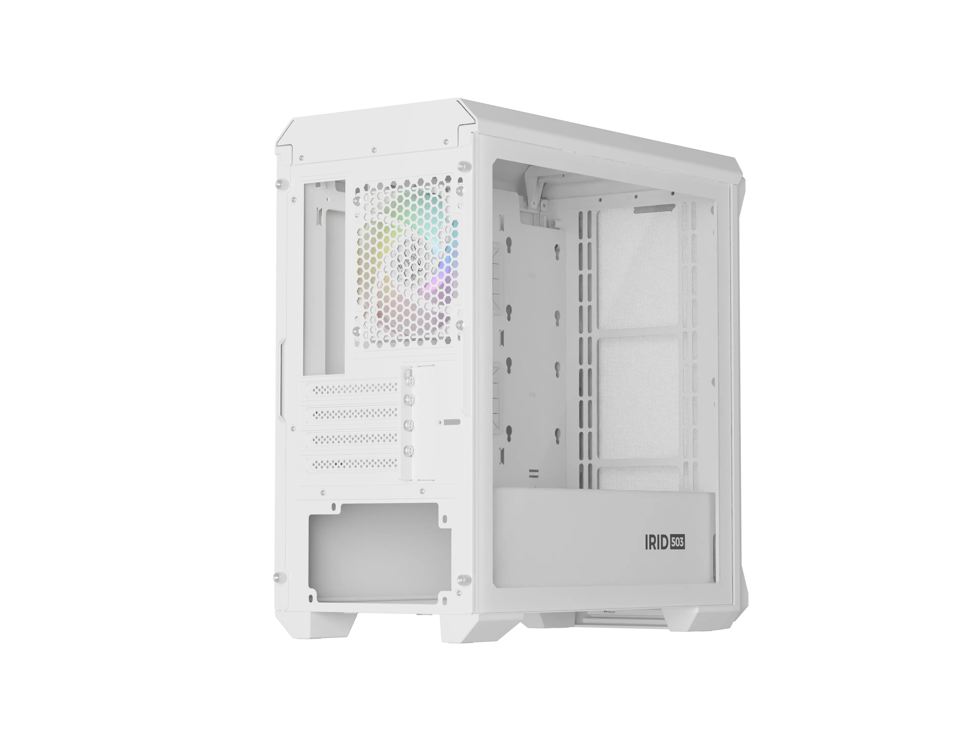 Obudowa Genesis Irid 503 ARGB Lite Biały