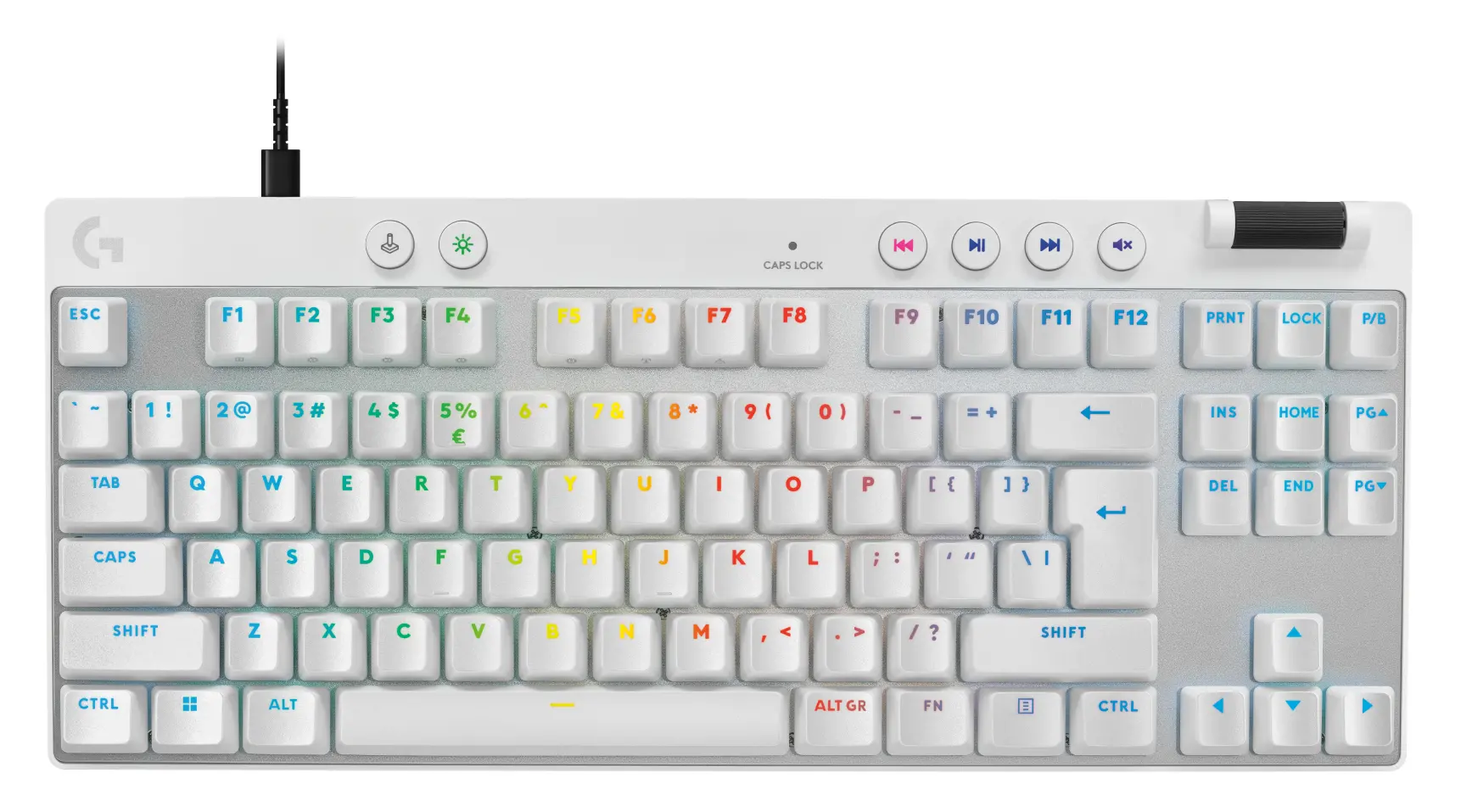 Logitech Pro X TKL Rapid Biały