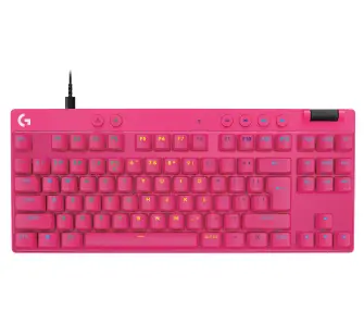 Klawiatura Logitech Pro X TKL Rapid Różowy
