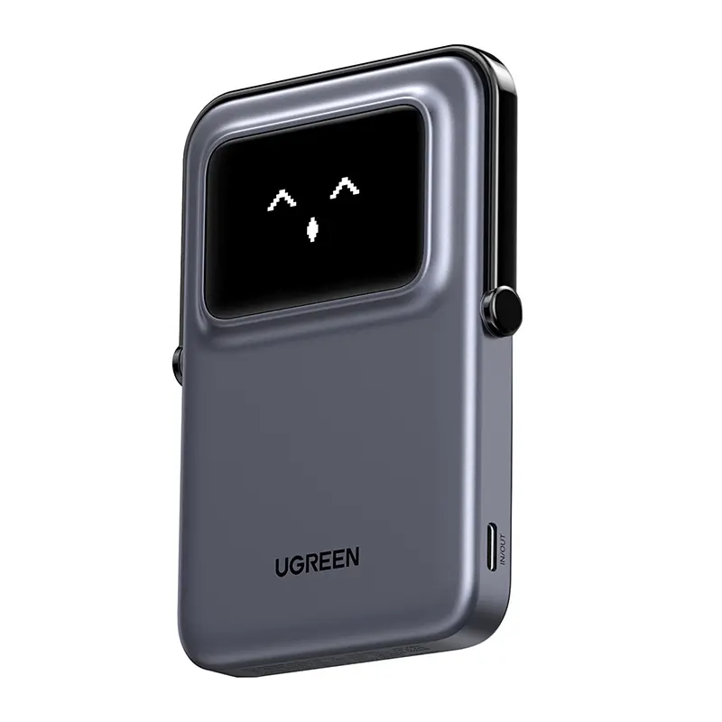 Powerbank UGREEN Uno PB571, 5000mAh 20W Magnetyczny USB-C Szary