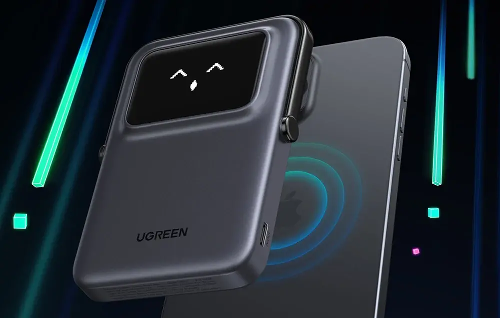 Powerbank UGREEN Uno PB571, 5000mAh 20W Magnetyczny USB-C Szary