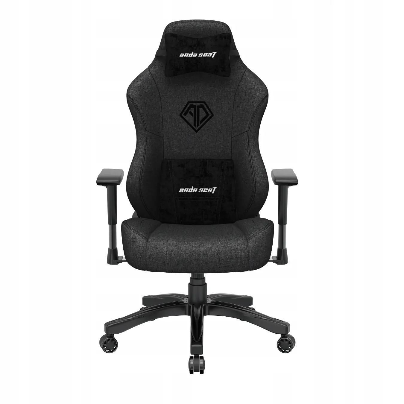 Fotel Anda Seat Phantom 3 L Gamingowy do 120kg Tkanina Ciemnoszary
