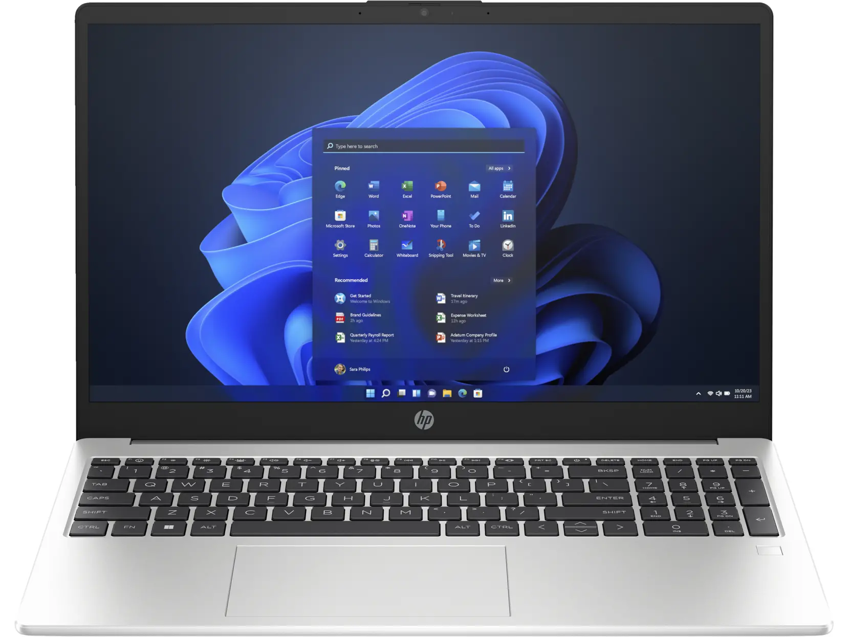 Laptop biznesowy HP 250 G10 15,6" i7-1355U 16GB RAM 512GB Dysk SSD Win11 Pro Srebrny