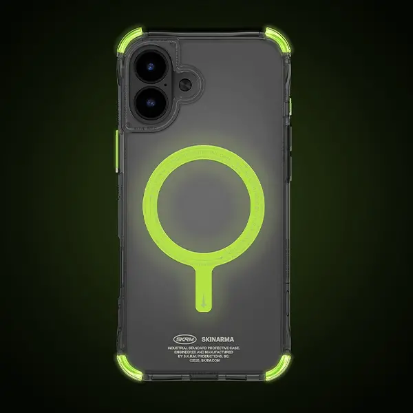 Etui Skinarma Saido Magnetic Charging do iPhone 16 Plus Zielony