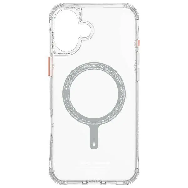 Etui Skinarma Saido Magnetic Charging do iPhone 16 Przezroczysty