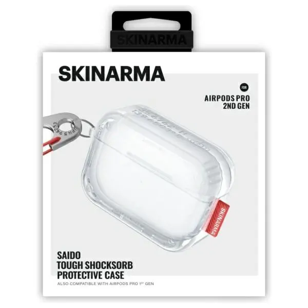 Etui na słuchawki Skinarma Saido do AirPods Pro 2 Przezroczysty