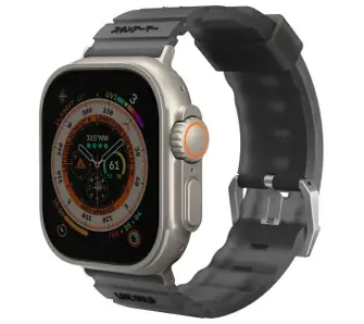 Pasek Skinarma Shokku Apple Watch 49/45/44mm Ciemny-szary