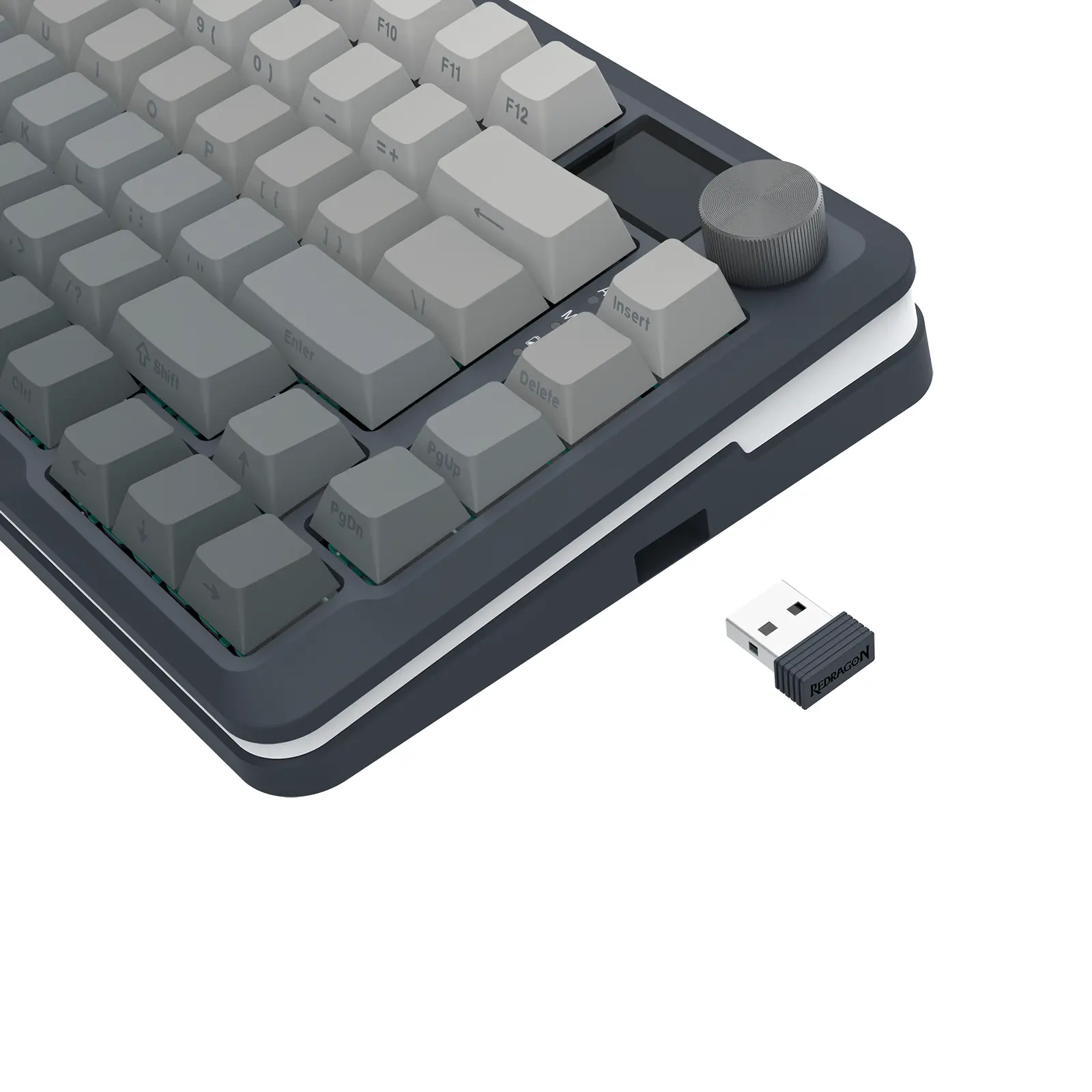 Klawiatura mechaniczna Redragon K708GG-RGB-PRO Flekact Leopard Switch Szary