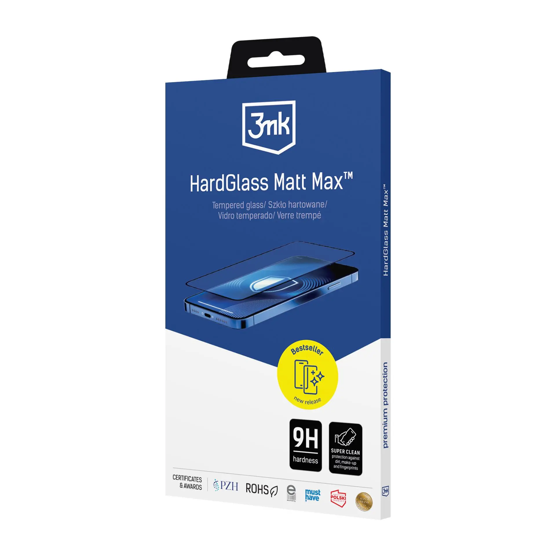 Szkło hartowane 3mk HardGlass Matt Max do Samsung Galaxy S25 Ultra
