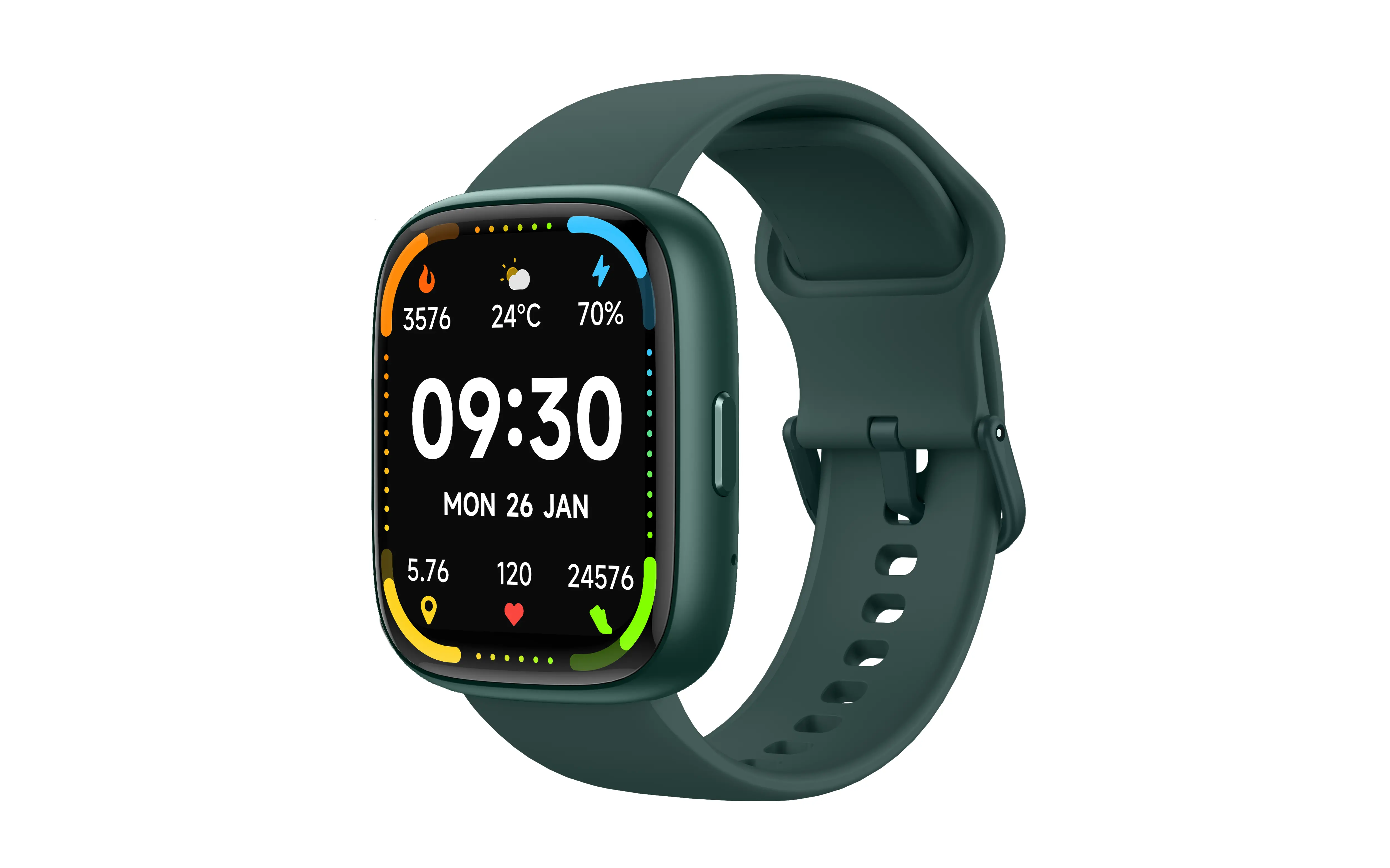 Smartwatch Ecowatch 6 46mm Zielony