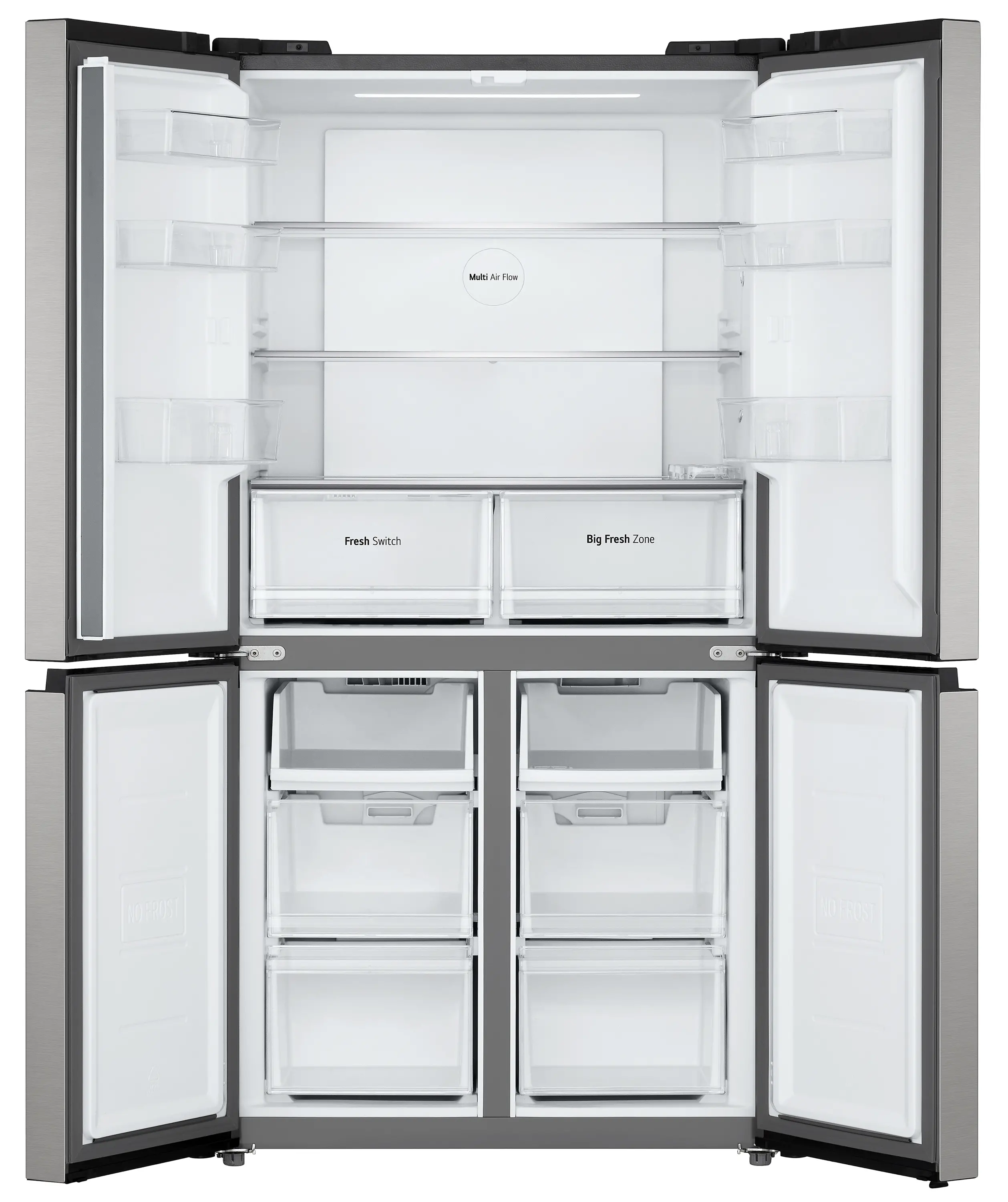 Lodówka LG GMM41MSBEM Pełny No Frost 177,5cm Komora świeżości Srebrny