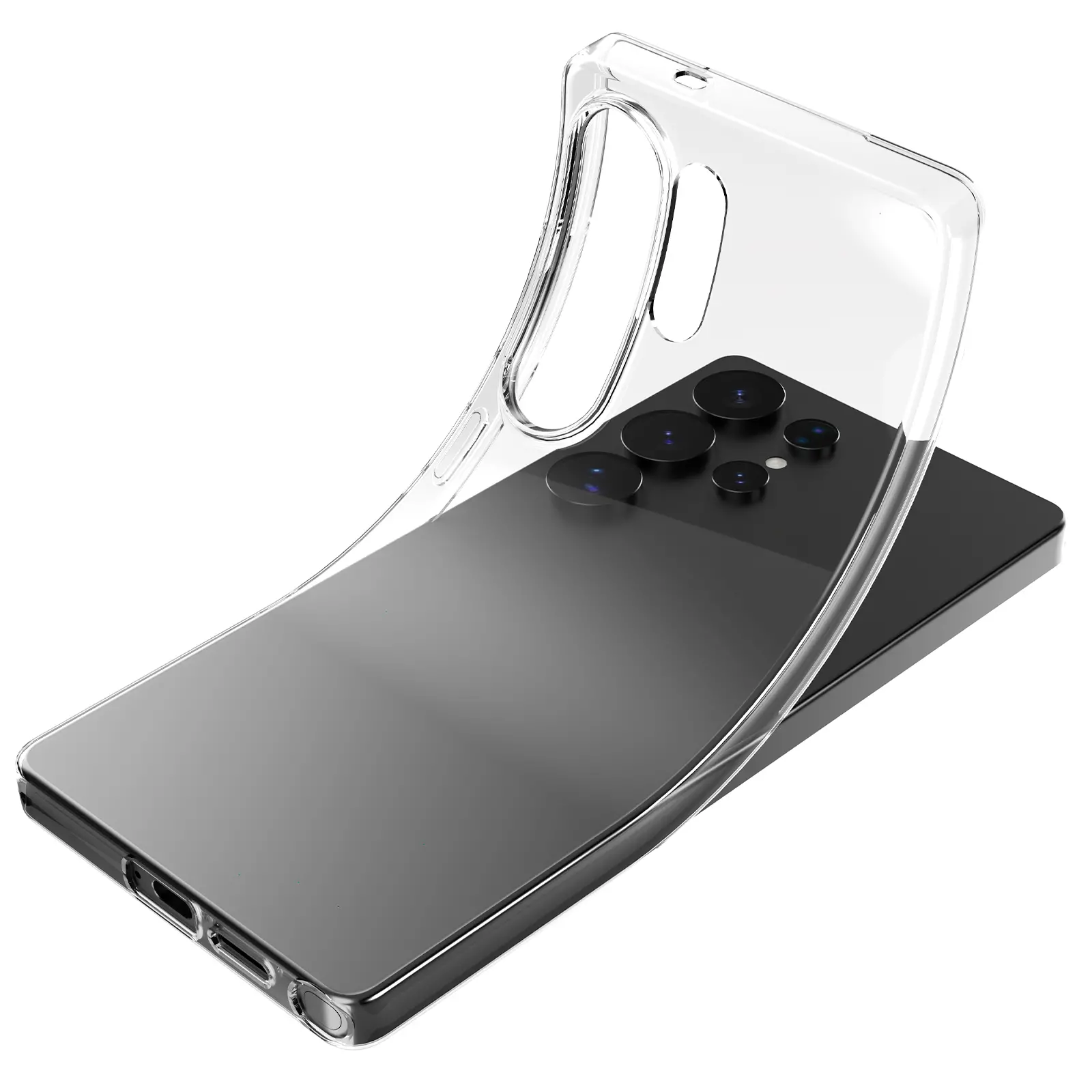 Etui Puro Cover 0.3 Nude do Galaxy S25 Ultra Przezroczysty