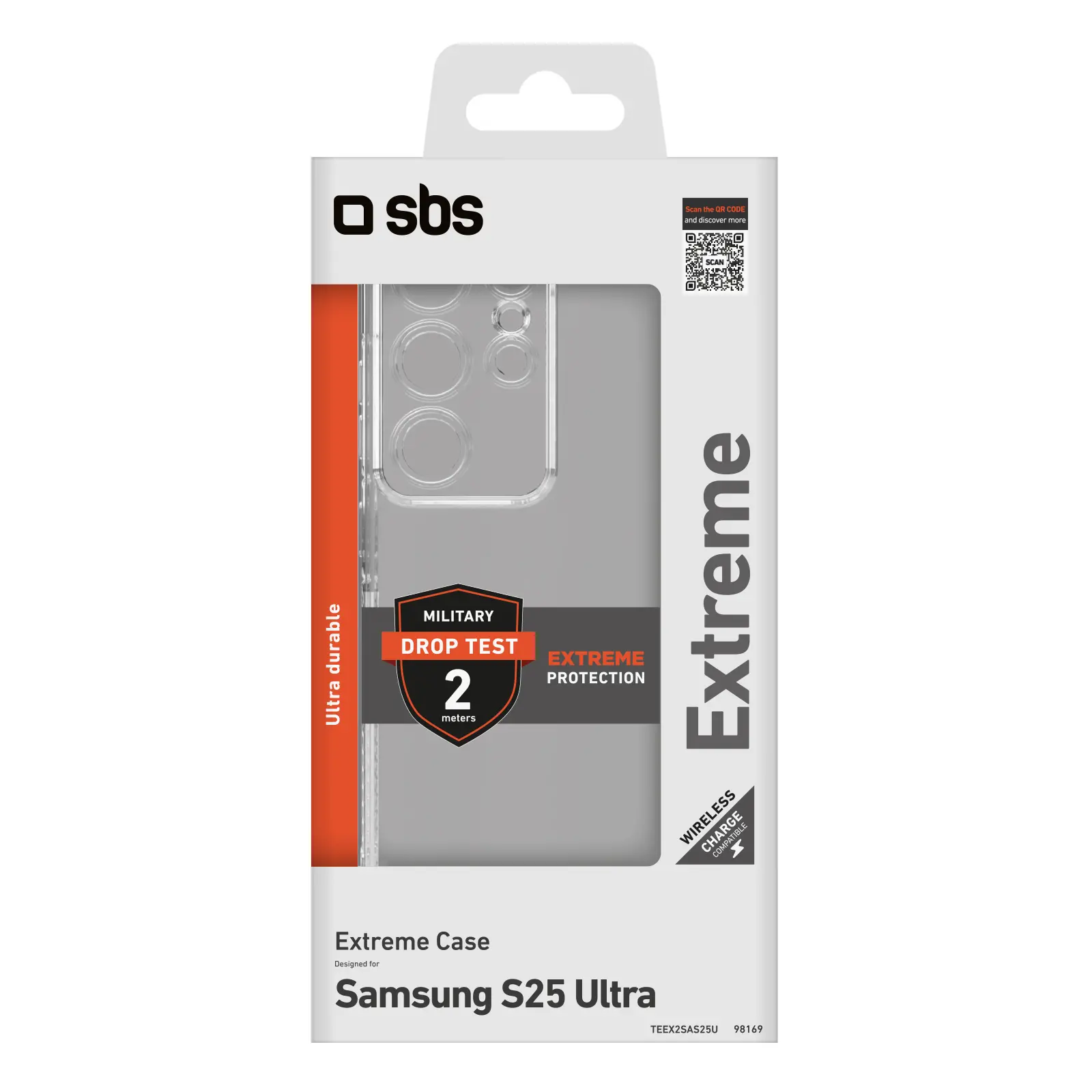 Etui SBS Extreme X2 do Galaxy S25 Ultra Przezroczysty