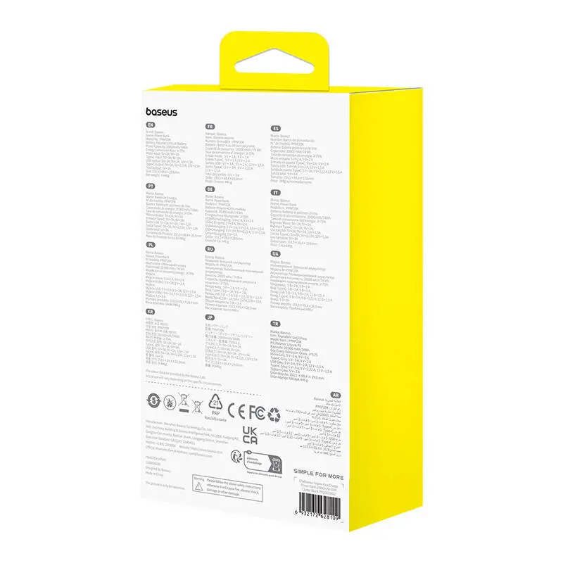 Powerbank Baseus P10022804113-00 Airpow 20000mAh 20W Czarny